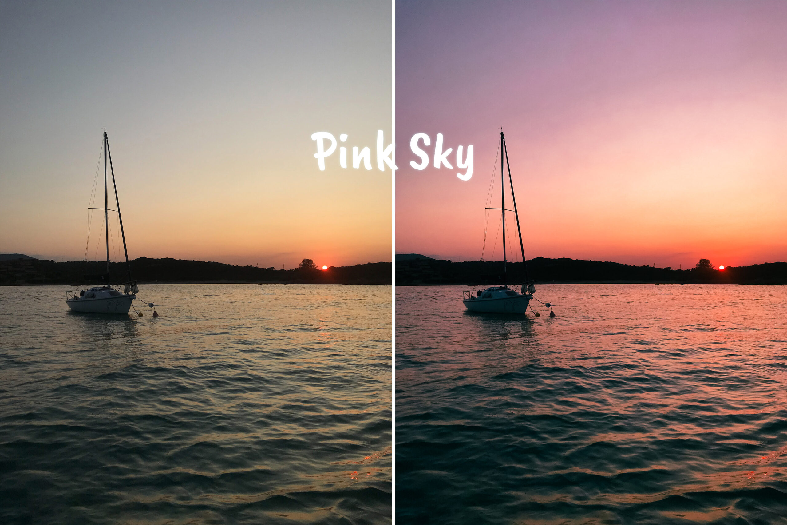 Comparison Pink Sky
